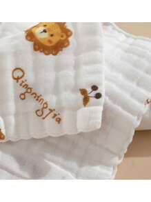 2pcs Soft Absorbent Washcloth, Face Towel, Small Handkerchief Summer,Holiday