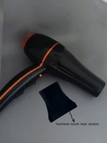 1 件装高功率家用吹风机，采用尼龙耐热材料制成，黑色搭配金色装饰，尽显奢华，包含飓风喷嘴和直发刷、随机尖头梳和格栅式出风口 - 英規插(220-240V) - 查看 14