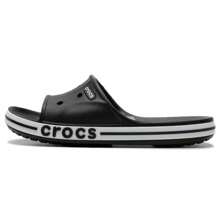 Crocs 男女通用运动鞋，休闲平底室内外拖鞋，款式 205392-066 - 黑色 - 查看 1