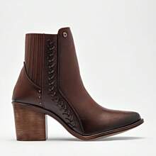 BOTIN COWBOY COLOR CAFE - Café integral - Ver 2