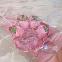 1pc High-Quality Realistic Fruit Series Cat Claw Squeeze Toy, Slow Rebound, Durable, Helps Relieve Stress For Children/Adults, Suitable As Gift For Children/Adults, Holidays/Halloween/Christmas, Interesting Toy For Boys/Girls, Easter Toy, Easter Gift, Easter Decor, Easter Basket Filler, Soft Squeeze Toy, Stress Relief Toy, Children Toy, Party Favor - Multicolor - View 18