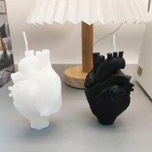 1 Stück herzförmige duftende Kerze Deko, Heimduft Dekoration