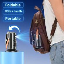 Faltbarer KI-Smarttracking Smartphone Gimbal mit Fernbedienung, Gesichtserkennung, 360° Rotation, Live-Streaming, Selfie, Tischhalterung für Smartphone