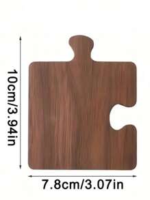 4-teiliges Küchenmöbel-Set, Retro Holz Puzzle Untersetzer für Zuhause, Isoliermatten, Barwiskey Untersetzer, Teetassen Untersetzer, Unterstellmatten, geeignet für Heim-Dekoration von Schreibtischen, Bars, Küchen, Outdoor Picknicks und Getränke, Cafés, alle Tischarten, Outdoor Kaffeetisch und coole Heim-Dekoration, Geschenkideen zum Vatertag, Vatertagsgeschenke und Sicherheitsgeschenke. - Verschiedenfarbig - Übersicht 14