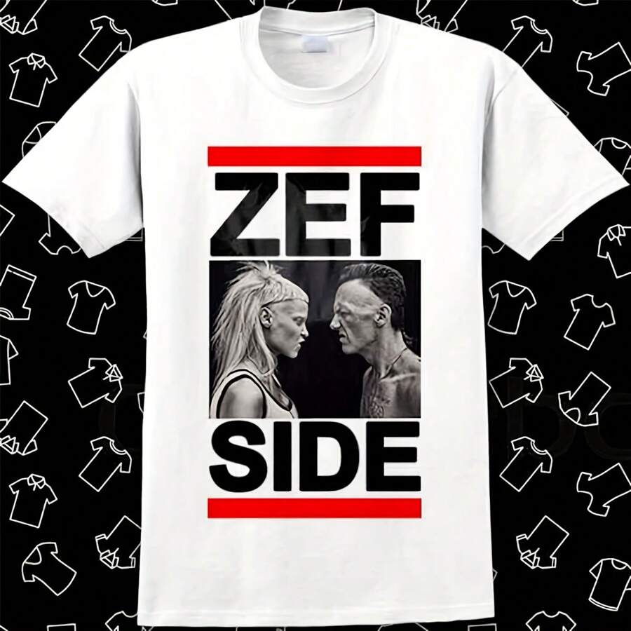 Zef Side Shirt Die Antword  Yolandi Music Retro T Shirt Meme Gift Funny Vintage Style Uni Gamer Cultie Music Top Adult Tee R816 - White - View 1
