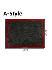 Extra Thick Non-Stick Reusable Oven Liner Mat – Heavy Duty Oven Floor Protector, Easy To Trim For Custom Fit, Electric & Gas Oven Compatible, Kitchen Accessory For Mess-Free Baking Non-Stick BBQ Grill Mat Heat Resistant Baking Reusable Barbecue Plate Cooking Grilling Sheet Liner Tools 40x33cm Back To School