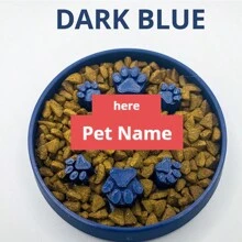 Custom Slow Feeder Dog Bowl - Personalized Dog Bowl With Name - Ideal Slow Feeder For Large And Small Breeds - Unique Design For Healthy Eating Ornamental,Engraved,Stainless Stylish,Fashion,Colorful,Vintage,Cute,Contracted,Cuties Custom,Unique,Customized,Personalized Pet For Anniversaries,For Birthdays