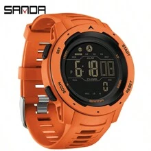 Men Smart Digital Sport Watch, Pedometer Calories, 50M Life‑Waterproof, Alarm Date Timer, Military Outdoor Swimming Multifunction LED Wrist Watch - one-size - View 16