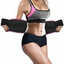 Waist Trimmer For High-Intensity Training & Workouts - Sweat Band Waist Trainer Shapewear For Women/Men Fitness Enthusiast