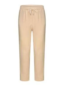 非洲传统服装男士西装长袖复古印花拼布衬衫和休闲裤两件套西装男士节日商务休闲西装 - 卡其色 - 查看 7