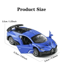 1 Hot Wholesale 1:36 Children's And Boys Die Cast Alloy Car Toys, 3-Color Optional Zinc Alloy Metal Alloy Racing Model Toy Car, Halloween Christmas Thanksgiving Birthday Party Gifts