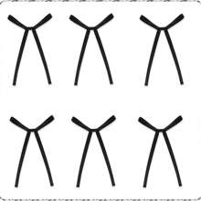 10 件黑色蝴蝶结蛋糕装饰蝴蝶结丝带纸杯蛋糕装饰气球花环新娘婚礼生日派对用品 - 彩色 - 查看 7