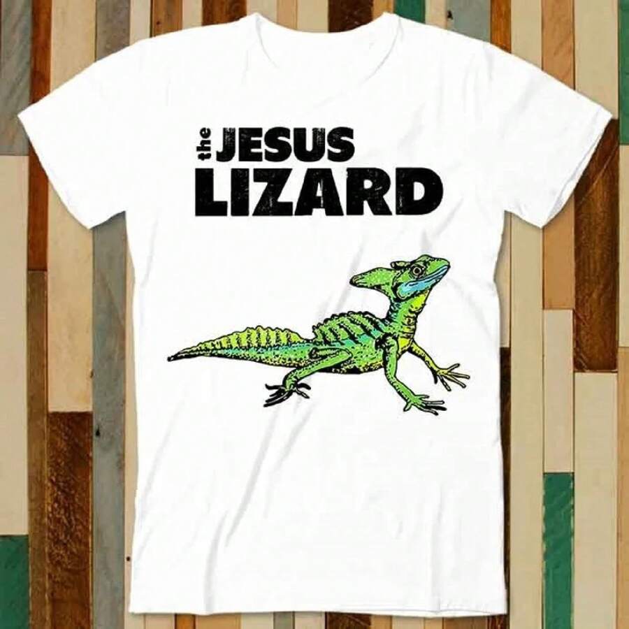 The Jesus Lizard Music Band T Shirt Adult Unisex Men Women Retro Design Tee Vintage Top A4791 - White - View 1