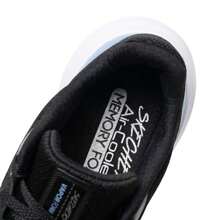 Skechers Women's Lightweight Casual Sneakers, Durable Running Shoes, 150220-BKLB - Black/Light Blue - View 6