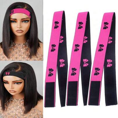 5pcs SElastic Bands For Wig For Lace Frontal Melt, Lace Melting Band For Lace Wigs, Lace Band Wig Bands For Edges Wig Melt Band, Wigs Supplies, Wig Accessories