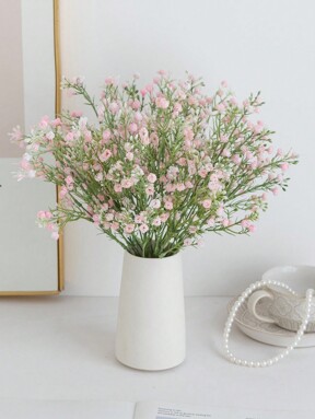 1/3/5 szt. Sztuczny bukiet kwiatów Gypsophila na zewnątrz ogrodu, przyjęcie urodzinowe, wystrój miejsca weselnego, bukiet panny młodej, ozdoby wazonów okiennych do salonu i sypialni, Nowy Rok, powrót do szkoły