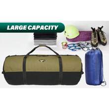 Cotton Canvas Travel Duffle Shoulder Bag For Flights - Available In All Sizes