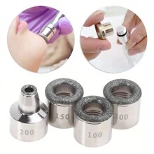 1pc Stainless Steel Microdermabrasion Tip Replacement Dermabrasion Head For Beauty Machines Spa And Home Beauty Skin Care For Exfoliation Microdermabrasion & Blackhead Removal Tool Accessories