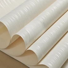 1 卷简单线条图案 PVC 纯色壁纸，适用于翻新破损墙面，修复升级卧室、客厅和书房电视背景墙，遮盖瑕疵，装饰贴纸，可移除墙贴，壁纸，春季家居装饰房间装饰墙壁装饰浴室装饰卧室装饰房间装饰用品客厅装饰家居装饰客厅墙纸 - 白色 - 查看 6