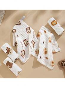 2pcs Soft Absorbent Washcloth, Face Towel, Small Handkerchief Summer,Holiday
