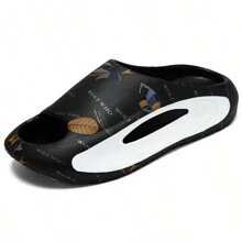 Couple's Simple Slip-On Slippers, Lightweight, Non-Slip Wear-Resistant Beach Sandals