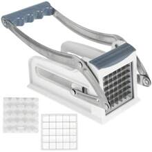 French Fry Cutter Stainless Steel Potato Chipper With 25/49Holes Blades Fast Cutting Manual Slicer Kitchen Vegetable Cutter