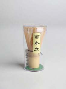 3pcs Matcha Set, Bamboo Whisk, Including Teaspoon, Ceramic Bowl, Traditional Tea Set, Home Tea Brewing Tools, Tea Set, Birthday Gift For Tea And Matcha Lovers