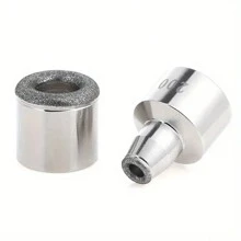 1pc Stainless Steel Microdermabrasion Tip Replacement Dermabrasion Head For Beauty Machines Spa And Home Beauty Skin Care For Exfoliation Microdermabrasion & Blackhead Removal Tool Accessories