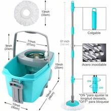 Commercial Mops, Mop Sets And Accessories - 淺藍色 - 查看 2