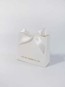 10pcs Mini Gift Boxes With Elegant "Special Thanks To You" Message, Perfect For Wedding Favors, Birthday Gifts, And Gratitude Presents, Available In Classic Black, Green, And White Colors, High-Quality Paper Material With Satin Ribbons For A Luxurious Touch, Ideal For Small Gift Wrapping And Thoughtful Packaging, For Mother's Day, Bridesmaid Gifts, Graduation Gifts, Birthday Gifts, Wedding Gifts, Birthday, Bride, Wedding
