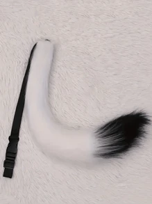 1pc Elegant & Cute Fluffy Fox Tail Accessory, Adjustable, Cosplay Costume Prop, Suitable For Bar/Club Party, Photoshoot, Stage Performance, Ideal Gift Halloween - Multicolor - View 5