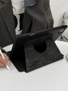 1 件 TPU 皮革马设计触控笔插槽、睡眠/唤醒功能、可旋转支架保护套，兼容 iPad 第 9 代、第 10 代、Air 4、Air 5、6、iPad Pro 11 英寸