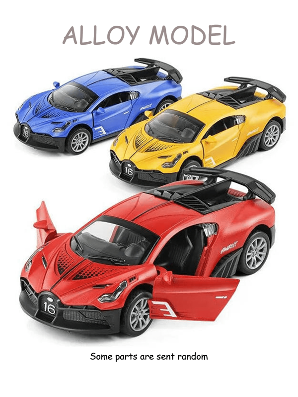 1 Hot Wholesale 1:36 Children's And Boys Die Cast Alloy Car Toys, 3-Color Optional Zinc Alloy Metal Alloy Racing Model Toy Car, Halloween Christmas Thanksgiving Birthday Party Gifts