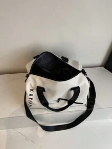 Sanrio Una bolsa de fitness pequeña para hombres y mujeres, una bolsa de viaje al aire libre, una bolsa de aislamiento seco y húmedo con cierre de cremallera, una bolsa de equipaje ajustada, una bolsa de mamá para viajes de negocios y compras, y útiles escolares para vuelta al cole