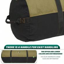 Cotton Canvas Travel Duffle Shoulder Bag For Flights - Available In All Sizes