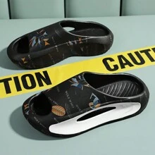 Couple's Simple Slip-On Slippers, Lightweight, Non-Slip Wear-Resistant Beach Sandals