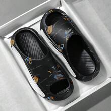 Couple's Simple Slip-On Slippers, Lightweight, Non-Slip Wear-Resistant Beach Sandals