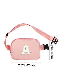 2pcs Set Personalized 26 Letter Kids Baseball Cap & Shoulder Bag, 1pc Fashion Letter Side Bag, Suitable For Girls & Boys Daily Outings
