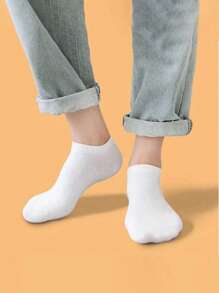 1/5/10/20 pares de calcetines esenciales para hombre tipo tobillero, calcetines tipo tobillero suaves y ligeros a juego, medias y calcetines para mujer, calcetines medianos para hombre, calcetines de marinero para mujer