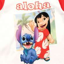 Disney Girls Lilo And Stitch Pyjamas |Stitch Pajama Sets | Short Summer Stitch PJs | Pyjama For Kids