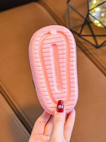 Girls Cute EVA Hole Shoes Cartoon 2 In 1 Summer Soft Bottom Lightweight And Fashionable Hole Shoes - Pink - View 8