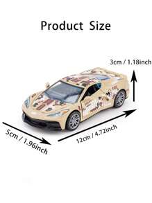 1 Hot Wholesale 1:36 Children's And Boys Die Cast Alloy Car Toys, 2-Color Optional Zinc Alloy Metal Alloy Racing Model Toy Car, Halloween Christmas Thanksgiving Birthday Party Gifts