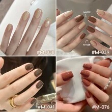 XEIJAYI 20瓶装高光泽凝胶指甲油，多种颜色可选 - 0.5盎司，可卸除UV/LED灯，不含甲醛和酒精，非常适合在家DIY法式美甲或沙龙美甲。 - 彩色 - 查看 9