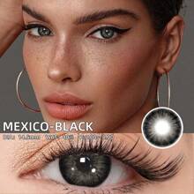 1 副处方隐形眼镜，度数 -0.00/-8.00，自然夏季眼妆隐形眼镜 14.5 毫米，6 个月一次性 1 副/2 片万圣节服装角色扮演 - 半年拋 - 查看 4