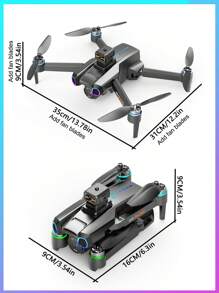 El nuevo cuadrirrotor plegable controlado por control remoto JC-814 está equipado con cámaras duales de alta definición y puede realizar un giro acrobático de 360° con solo un clic. Es económico y práctico con una alta relación calidad-precio. Para principiantes, es un juguete de avión controlado por control remoto altamente adecuado para comenzar. También es un regalo perfecto para festivales como Halloween, Navidad, cumpleaños, Acción de Gracias y Año Nuevo. - Negro de alta calidad - Ver 7