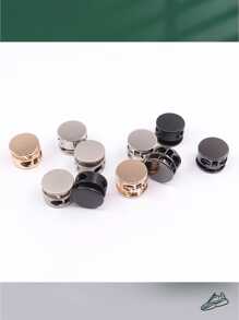 6 Stücke Schnürsenkel Verschlüsse ohne Binden - Aluminium Legierung Metall Federclips, einfach zu befestigen für Sneaker & Freizeitschuhe