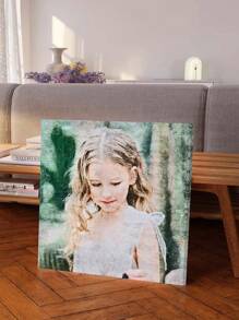 一幅定制油画，照片印制在画布上，装裱，原创手工肖像，墙面装饰，个性化母亲节礼物，生日/毕业礼物，多功能，极具装饰性，可重复使用，精致时尚，高品质，色彩丰富，现代风格，可定制，个性化，独一无二，送给他/她的理想礼物，送给男朋友/爸爸/女朋友/妈妈的理想礼物，送给家人/朋友的理想礼物，茶室，家居，花园，办公室，周年纪念日，情人节，母亲节，生日，父亲节，毕业典礼，婚礼，乔迁庆典，平面印刷。 - 彩色 - 查看 5