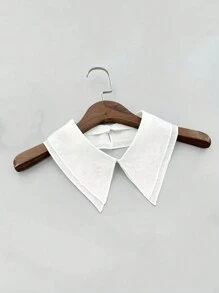 1pc Black & White Simple Classic Versatile Chiffon Detachable Collar For Dress For Christmas Decor - Chiffon False Collar - View 15