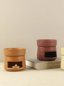 1 件现代简约欧洲陶瓷香薰炉 | 优雅烛台和精油扩散器（不含烛台）