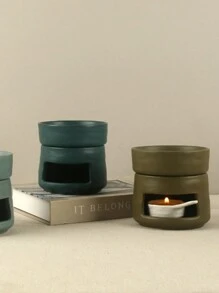 1 件现代简约欧洲陶瓷香薰炉 | 优雅烛台和精油扩散器（不含烛台）